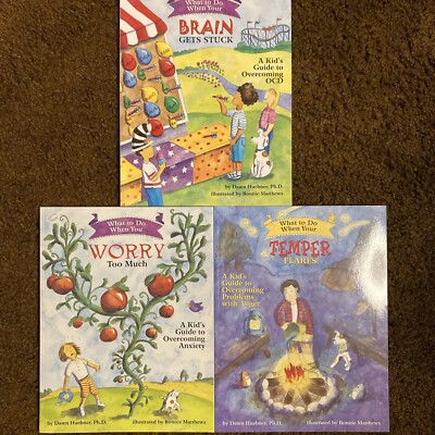 LOT Autism Books Dawn Huebner, PhD What to Do When You Worry OCD Temper Anxiety