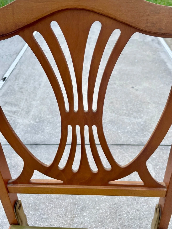 Casa rodante LEG-O-MATIC Airstream remolque de viaje silla de madera plegable estilo 131 de colección Foto 3 de 4