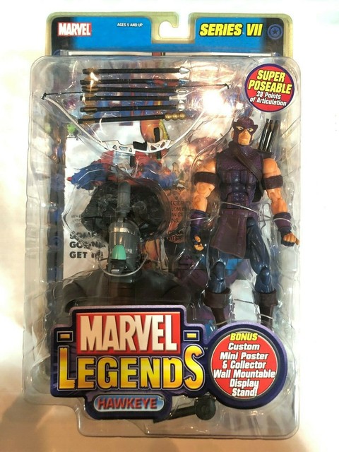 Marvel Legends Series VII Hawkeye Figure ToyBiz 2004