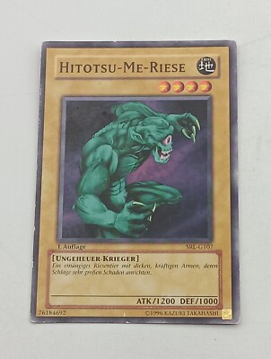 Yu-Gi-Oh Einzelkarte Hitotsu-Me-Riese bespielt