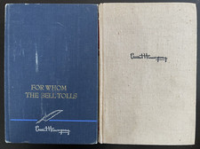Two Editions: For whom the Bell Tolls by Ernest Hemingway, 1940