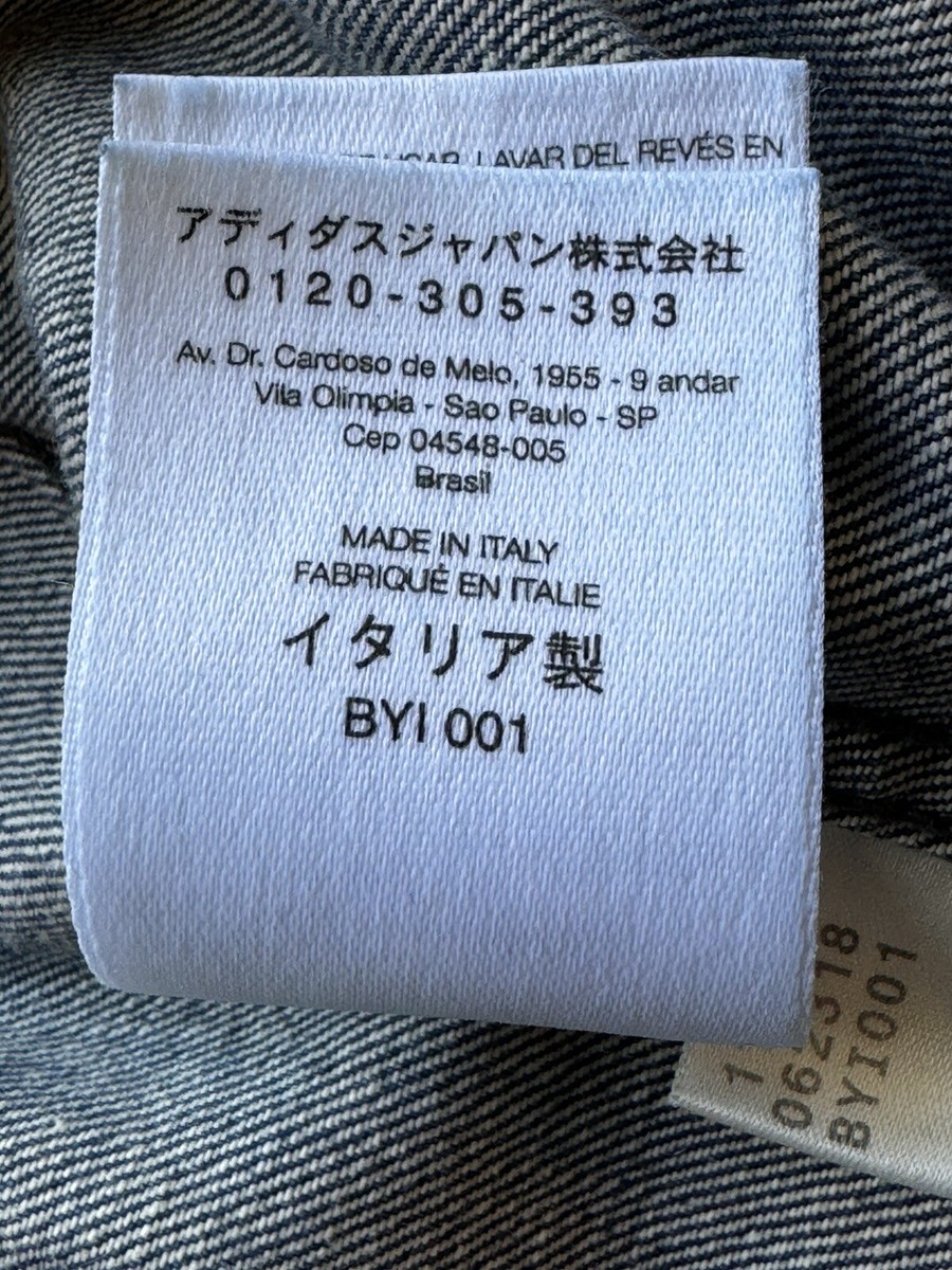 イタリア製 Y-3 Yohji Yamamoto ロゴパッチ デニム ジャケット Yohji Yamamoto デニムジャケット | ブラック | FARFETCH JP