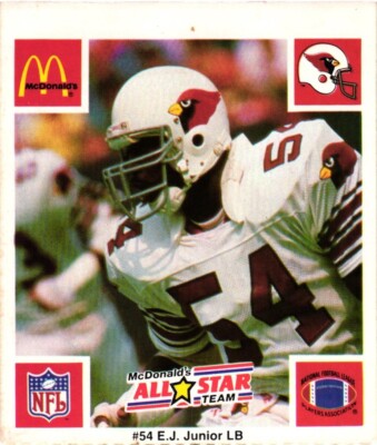 1986 McDonald's All-Star Team #NNO E.J. Junior No Tab NrMt