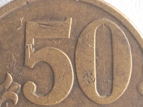 Brass 50 kopeks Russian Federation 1998 Saint Petersburg mint - Picture 2 of 24