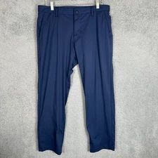 Rhone Commuter Pant Straight Leg Men's 33 Navy Blue Style# 100161