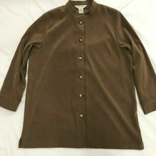 Orvis Women's Tunic Jacket Brown Sz 12