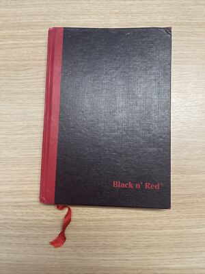 Black n' Red Casebound Notebook Fast Ship