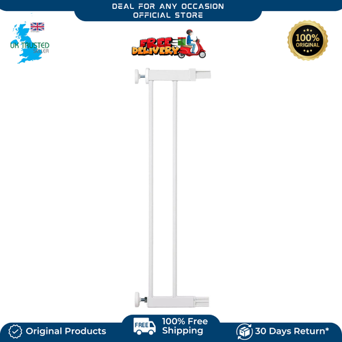 Safety 1st Baby Infant Safety Stair Wall Metal Gate Extension White