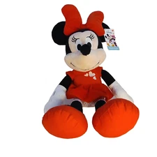Disney Valentine Minnie Mouse 19' Just Play 2018 Plush Red White Hearts Outfit