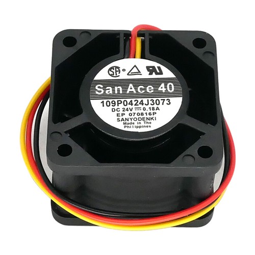 Sanyo Inverter Silent Cooling Fan 109P0424J3073 24 V 0,18 A 40 * 40 * 28 mm - Afbeelding 3 van 3