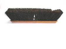 NOS! MAGNOLIA 16" FLOOR BRUSH BROWN POLY & BLACK PLASTIC 3" BRISTLES 