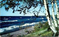 Greetings Empire Michigan Mi 1955 Cancel Grand Rapids Pm Postcard