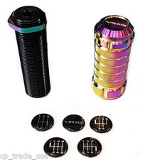 Nrg Stealth Style Adjustable Shift Shifter Knob M10 X 1.5 Neo Chrome Sk-500mc-2