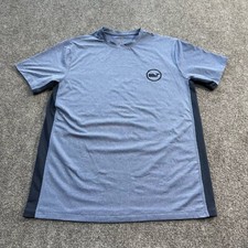 Vineyard Vines Shirt Boys Extra Large Blue Logo Performance Polyester Blend