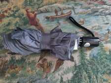 ShedRain Auto Open/Close Gray Lightweight Travel Umbrella 1349A NWT