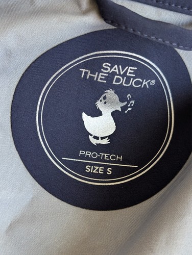 Chaqueta Save The Duck Hombre Pequeña Azul Pro-Tech Mako Repelente al Agua Chaqueta de Campo - Imagen 7 de 15