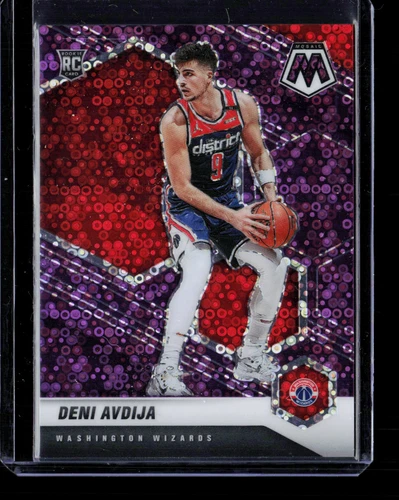 Deni Avdija 2020-21 Panini Mosaic Purple Red Prizm SP RC Rookie #/50