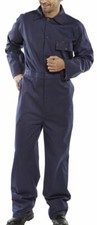 Cotton Drill Stud Front Boiler suit Overall Coverall Beeswift- Cdbs
