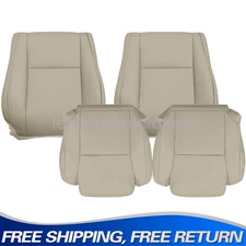 2007-2013 Fits Toyota Sequoia Driver & Passenger Bottom & Top Leather Seat Cover