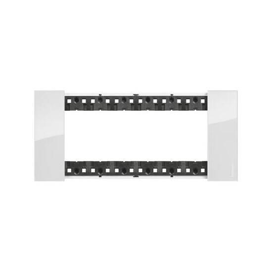 BTICINO KA4806DW PLACCA LIVING NOW 6 MODULI - GHIACCIO - BIMATERICA