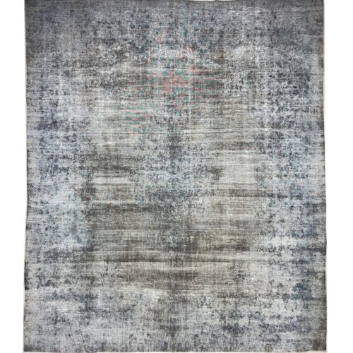 Grand tapis vintage afghan en laine orientale afghane fait main (9'8" x 13'1") - Photo 1/11