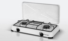 CUISINAM FORNELLO A GAS DA CAMPEGGIO CON COVER 2 FUOCHI COD FRG112