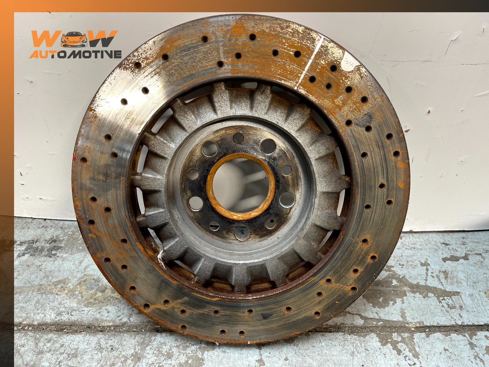 14-17 MASERATI GHIBLI FRONT RIGHT PASSENGER SIDE BRAKE ROTOR DISC OEM