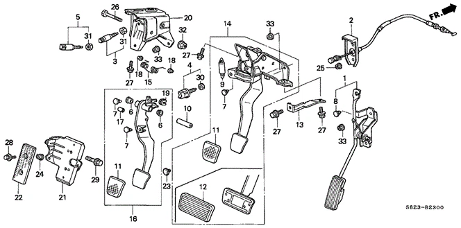 Luz de freio e interruptor de cruzeiro para Honda Odyssey Accord S2000 Pilot 36750-SEA-003 - Imagem 2 de 2