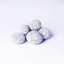 Garden Stones Large Pebbles Cobbles Silver Granite Ball Pebbles Landscaping Home