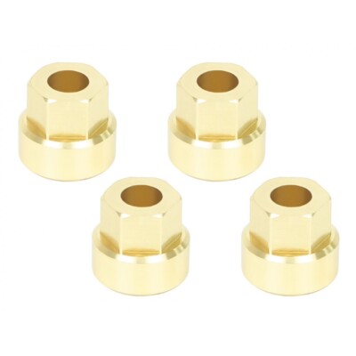 NexxSpeed 6mm Brass Wheel Hub Set - FMS FCX24