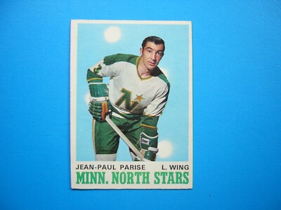 1970/71 O-PEE-CHEE NHL HOCKEY CARD #168 J.P. PARISE EX+ EX/NM
