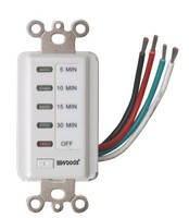 Woods 59007 Decora Style 30-15-10-5 Minute Preset Wall Switch Timer, White, 30-m on sale Woods 59007 Decora Style 30-15-10-5 Minute Preset Wall Switch Timer, White, 30-m on sale
