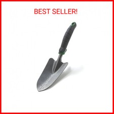 Edward Tools Garden Trowel - Heavy Duty Carbon Steel Garden Hand Shovel with Erg