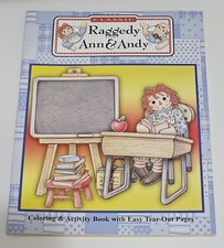 Vintage Raggedy Ann  Andy Coloring  Activity Book