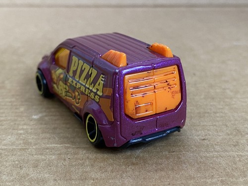 Hot Wheels Ford Transit Connect, City Works, Die Cast, 1:64 Scale, Purple, 2017. - Picture 3 of 8