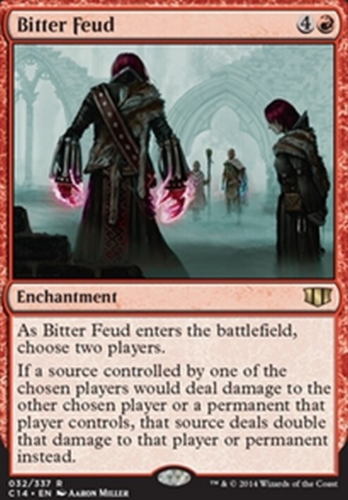 Bitter Feud ~ Commander 2014 [ EX ] [ Magic MTG ]