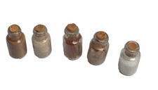 5 Pcs Set Dollhouse Cork Bottles Condiment Glass Jars Miniature Accessories