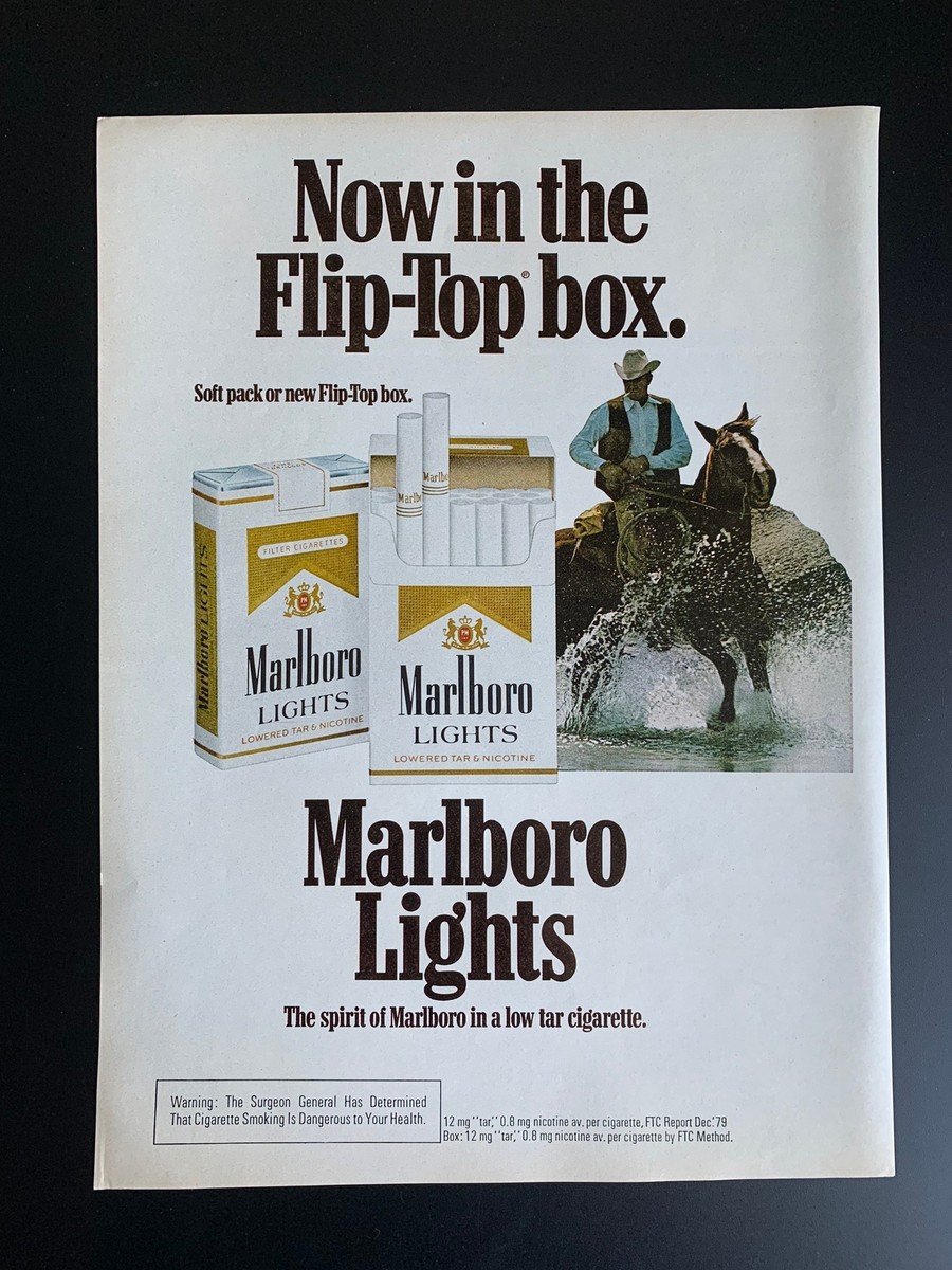 Vintage 1979 Marlboro Cigarettes Print Ad | eBay