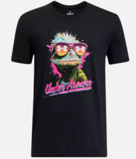 Under Armour Big Boys Size M - Shades Graphic T-Shirt Black