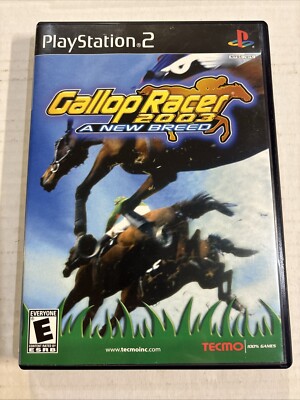 Gallop Racer 2003: A New Breed (Sony PlayStation 2, 2003) Complete