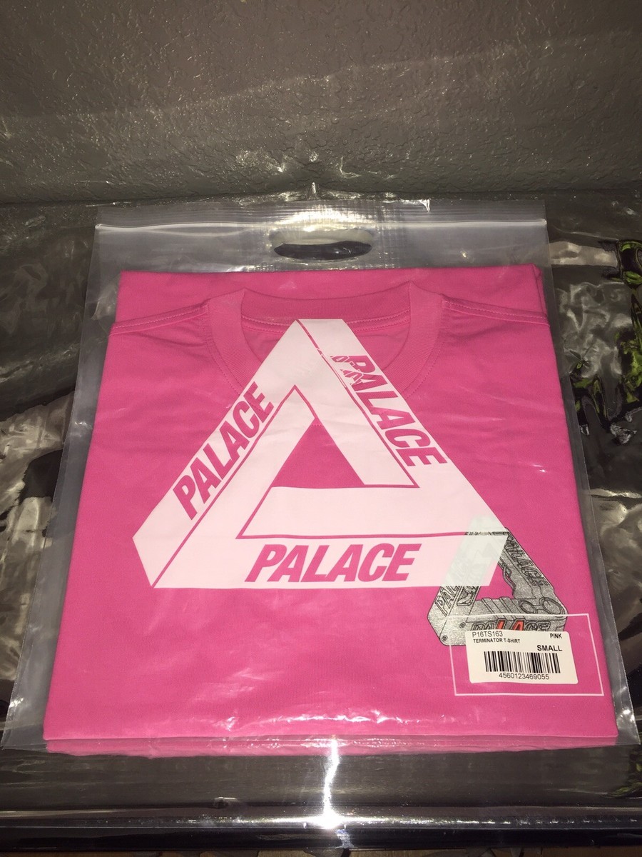 Palace Terminator T-Shirt Pink Size S ! Brand New ! Exclusive 