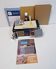 KiwiCo Doodle Crate Block Printed Canvas Storage Bin NIB