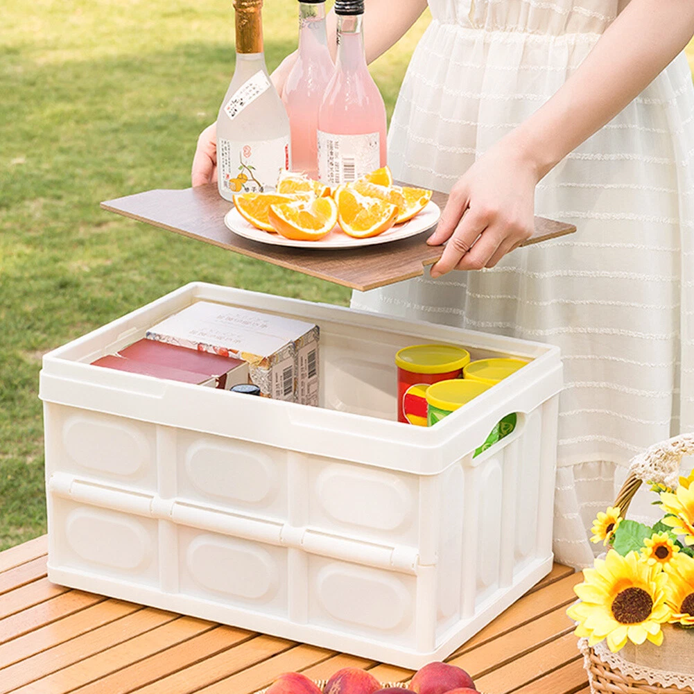 35/55L Large Foldable Storage Boxes +Lid Collapsible Home Clothes Organizer Cube - Picture 6 of 18