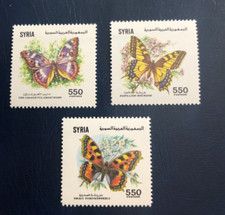 SYRIA BUTTERFLIES 1989 mnh set Mi Schmetterlinge