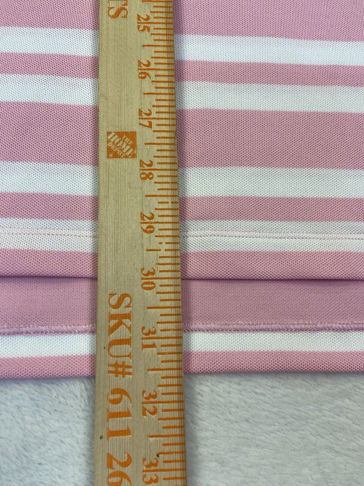 RLX Ralph Lauren Mens L Striped Golf Polo Shirt Stretch Short Sleeve Button Up thumbnail 9