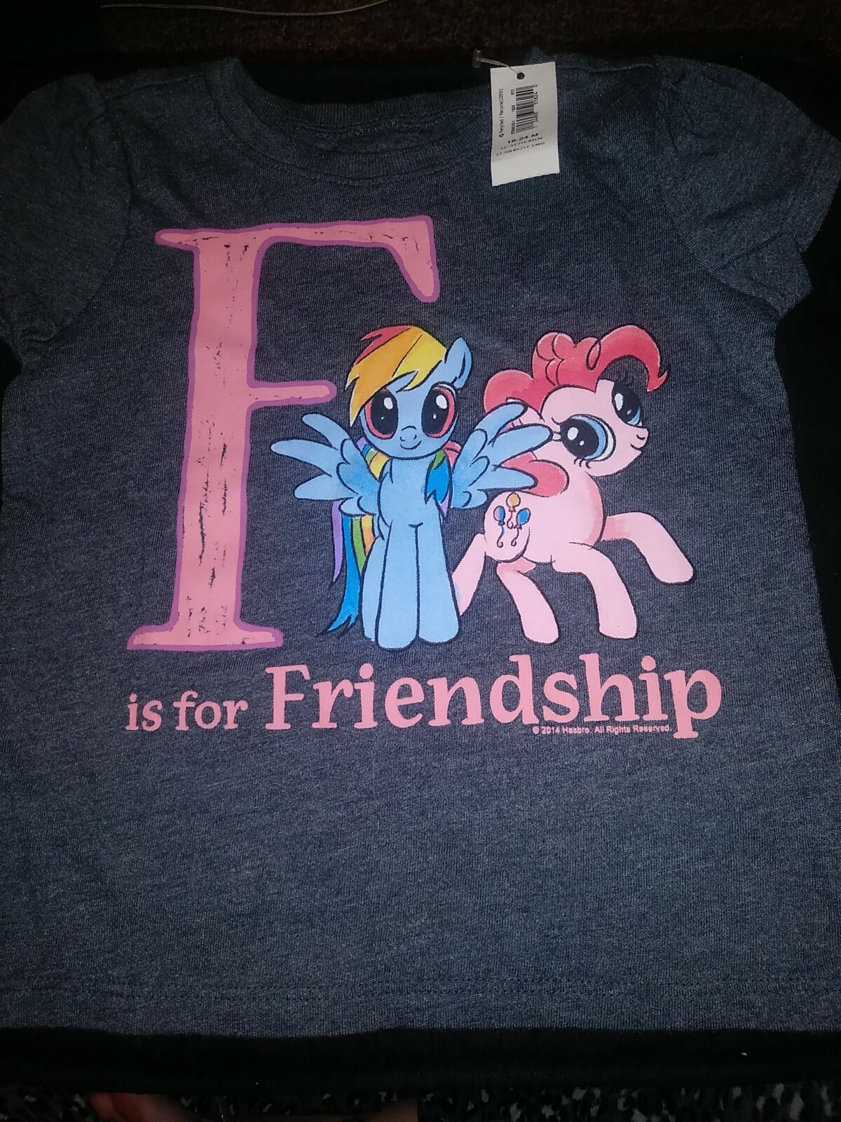 MAGLIETTA MY LITTLE PONY MANICA CORTA BAMBINO 12 18 MESI NUOVA CON ETICHETTE