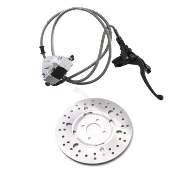 Rear Hydraulic Brake Caliper Assembly+Disc Rotor Kit for GY6 150cc ATV Go Kart