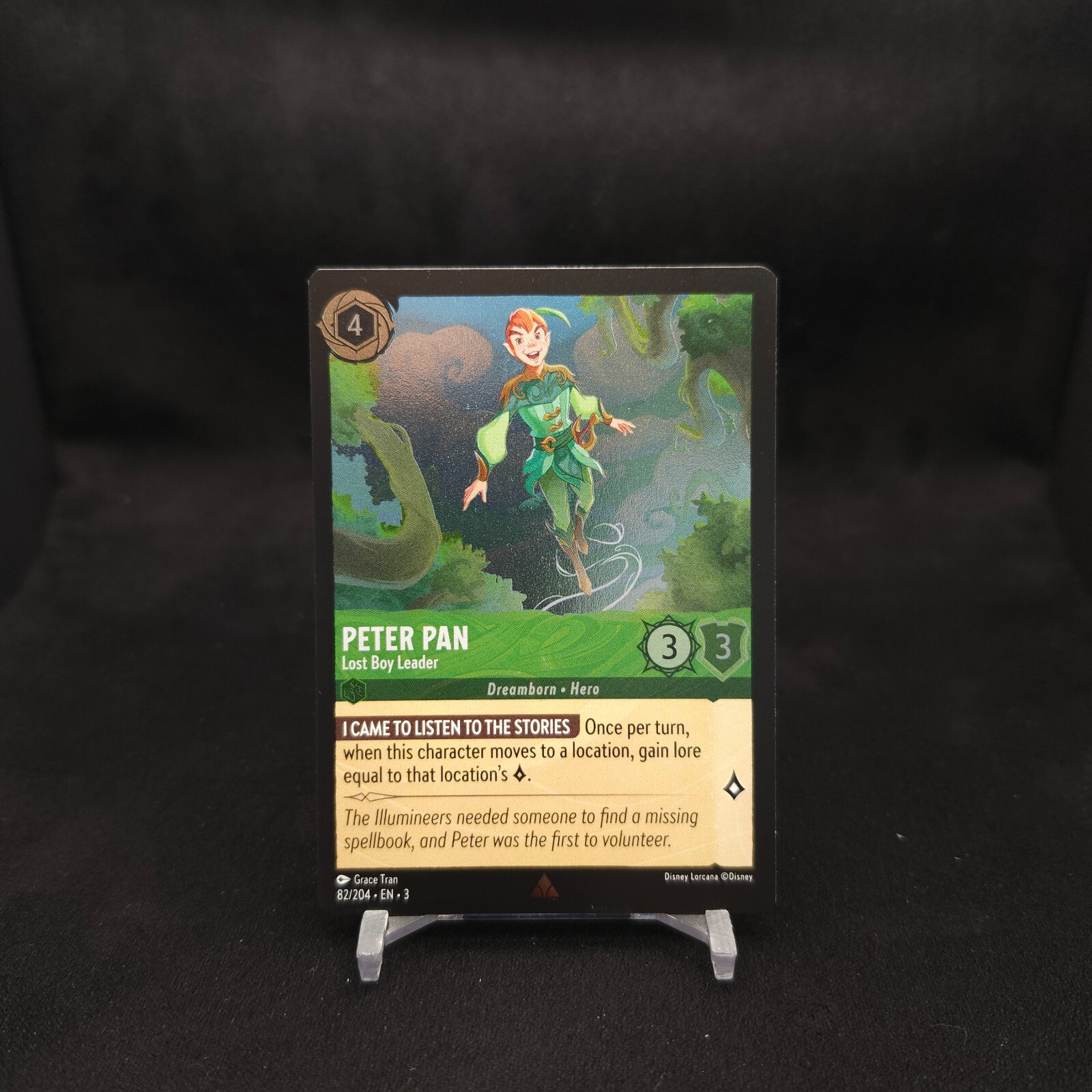 Peter Pan - Lost Boy Leader 82/204 Rare Cold Foil Into the Inklands Lorcana Mint