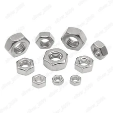 316 Stainless Steel DIN934 Hexagon Nuts Hex Nuts M3 M4 M5 M6 M8 M10 M12 M14 M64