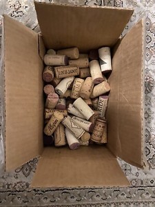 Wine Corks Lot of 100 Natural Used Variety Of Designs Recycle Crafts